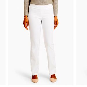 NIC+ZOE Wonderstretch Pull On Crop Pants In Paper White